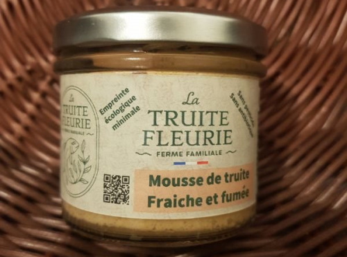 La Truite Fleurie - Mousse de truite fraîche et fumée 90g