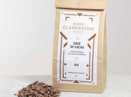 Barre Clandestine - Grué de cacao - 200g