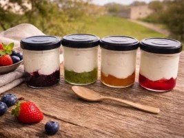 Gaec de l'Elanion - Lot de 20 fromages blancs confiture