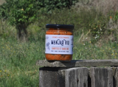 Manjar Viu : Légumes lacto fermentés - Carottes et radis 8x220g