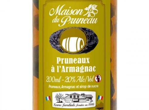 Maison du Pruneau - Cueillette du Gascon - Pruneaux d'Agen IGP à l'Armagnac - Bocal de 200ml