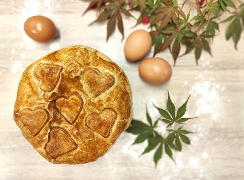 Traiteur Gourmet d'Alsace - Tourte volaille champignons 4 pers
