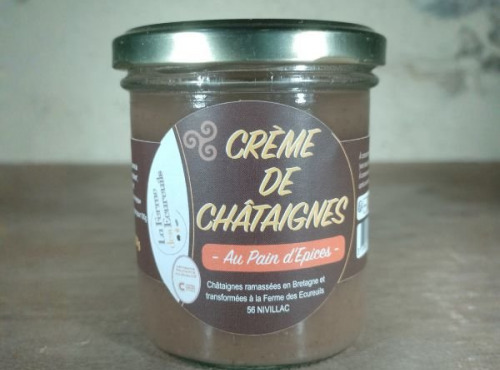 La Ferme des Ecureuils - Crème de châtaignes Bio au pain d’épices– 220g