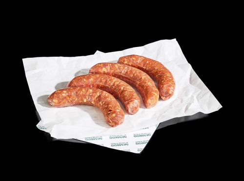 Nemrod - Saucisses de Sanglier au Piment d'Espelette (Par 4) (130g/pièce - 520g/colis)