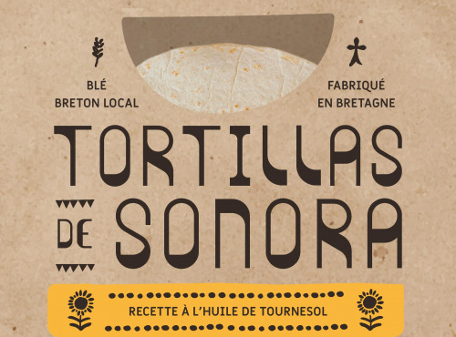 Les Tortillas de Sonora - Tortillas bio huile de tournesol paquet de 10