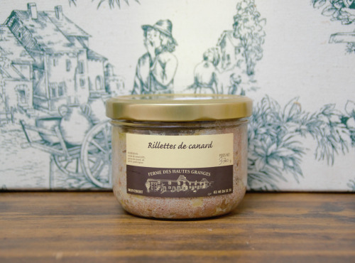 Ferme des Hautes Granges - Rillettes de Canard - 370 g