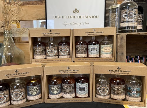 Distillerie de l'Anjou - Coffret de dégustation 3 bouteilles 20cl - Pastis + Gin + Rhum + Produit en Anjou