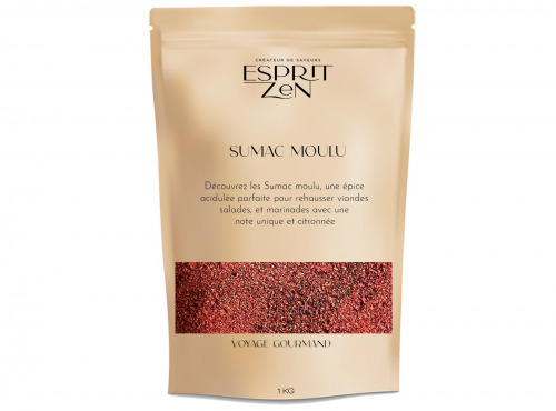 Esprit Zen - Sumac Moulu - Sachet Zip de 1 Kg