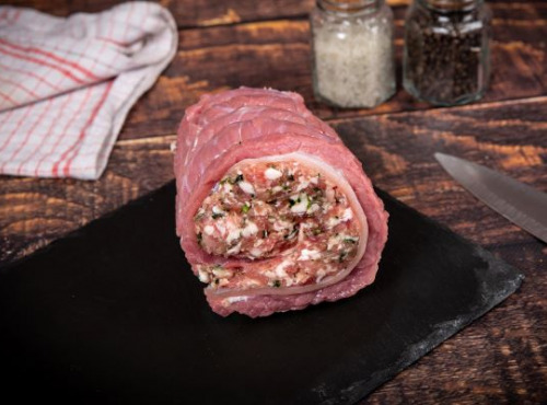 La Ferme du Mas Laborie - Poitrine farcie de jeune bovin Aubrac-1 kg