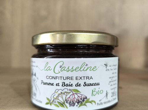 Ferme Joos - Pomme et Baie de Sureau: confiture extra bio la Casseline