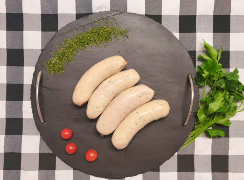La ferme Grandvillain - [Précommande] Boudin Blanc Ail des Ours - 2 x 90 G