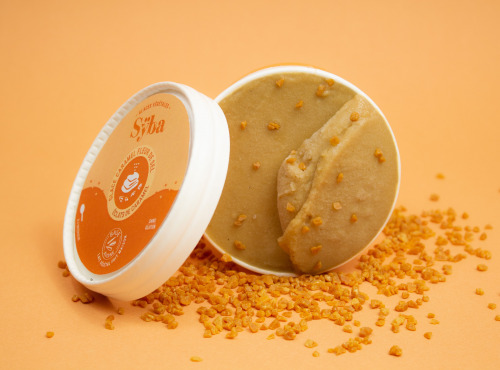 Sÿba - Glaces végétales - 120ml - Glace caramel fleur de sel, éclats de caramel