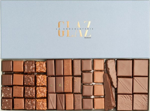 Glaz la chocolaterie de la presqu’île - Coffret Grande traversée pralinés noir et lait