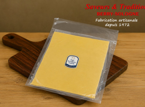 Saveurs & Traditions Berry-Sologne - Plaque pâte feuilletée fraîche 500g surgelée x2