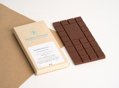 Aurélien Plassard Chocolatier - Tablette SAMBIRANO – Madagascar 45%