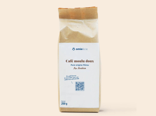 Omie - DESTOCKAGE - Café moulu doux du Pérou - 250 g