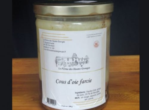 Ferme des Hautes Granges - Cous d'oie farcie à son foie gras