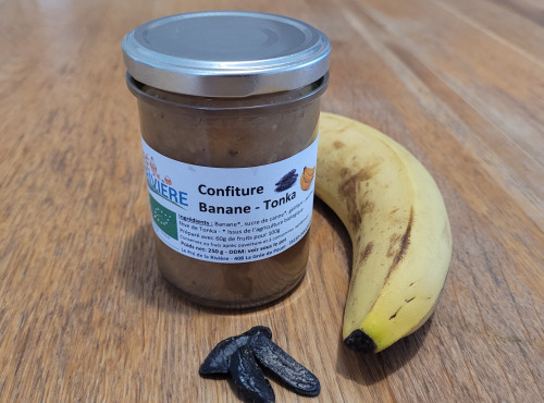 Le Pré de la Rivière - Confiture Banane Tonka