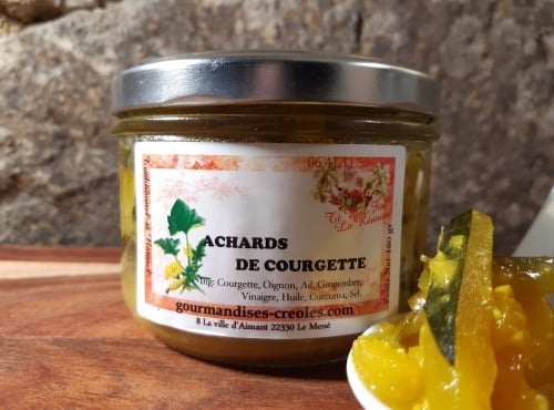 Gourmandises Créoles - Achard de courgette 180g x 6