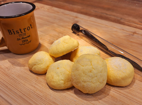 Les Gourmandises de Luline - Sablés diamants vanille (SANS GLUTEN) x10