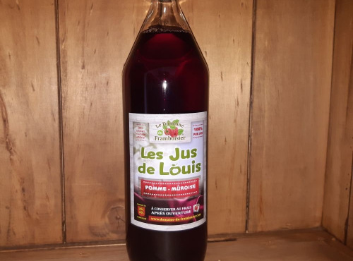 Le Domaine du Framboisier - Les Jus de Louis Pomme/Mûroise 100% Pur Jus 1L