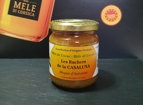 Les Ruchers de la Casaluna - Miel Maquis d'Automne - 250g