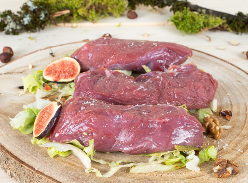 Venandi Sauvage par Nature - Pavés de chevreuil sauvage français frais (2 x 150 g) – Idéals barbecue & plancha