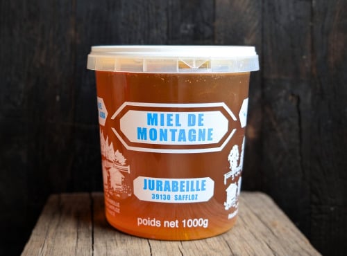 Elevage de Cochons en Forêt et Produits du Terroir Jurassien - NOUVEAU - Miel de Montagne - 1kg