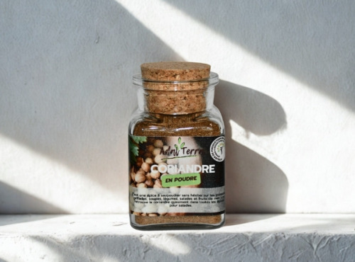 Adal Terra - Epices - Coriandre Bio (en poudre) 60G
