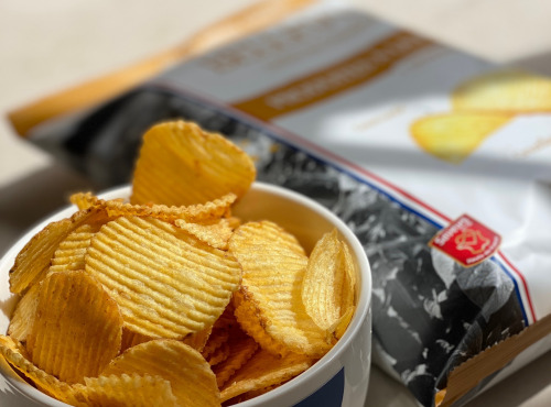 Chips Bellevue - Chips fermières à l'oignon grillé - La Rustique 10x125g