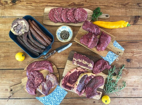 Au Bien Fait - Coffret de bœuf maturé - version été 5,5kg - GALLOWAY