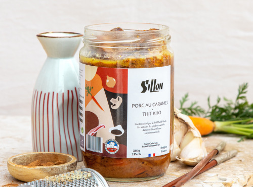 Sillon Conserverie - Porc au Caramel, Épeautres et petits Légumes 550g