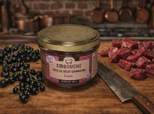 La Maison du Charolais - Pâté de Bœuf Charolais au cassis 180g