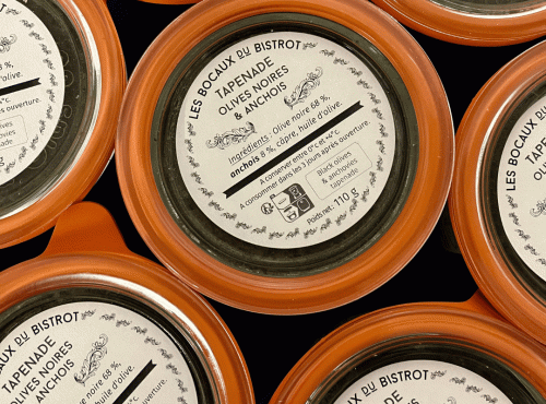 Les Bocaux du Bistrot - Tapenade d’olives noires et anchois