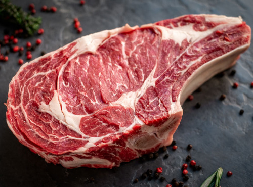 GAEC Villeneuve - Boeuf à la ferme - Côte de boeuf Blond d'Aquitaine 1,7 kg