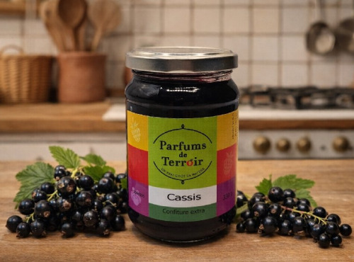 La Maison du Charolais - Confiture de cassis Parfums de Terroir 350g