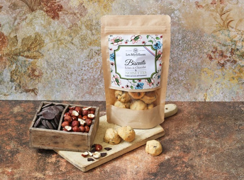 Les Mirliflores - Sablés chocolat et noisettes 120g