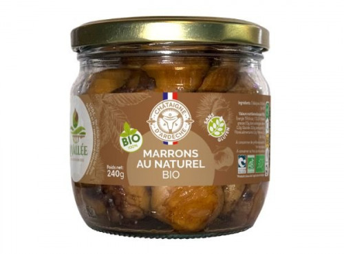 La vallée des chataigniers - Marron naturel BIO Ardèche 240gr