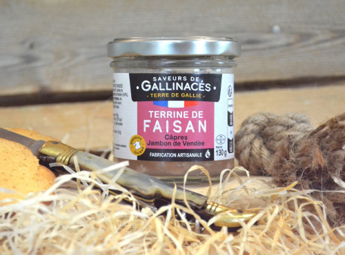 Terre de Gallie - Terrine de faisan câpres et jambon de Vendée