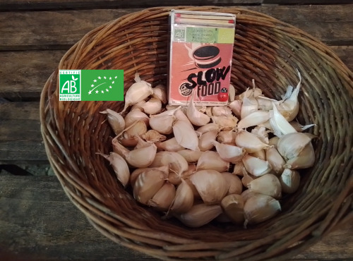 LES JARDINS DE KARINE - Cayeux d'AIL rose et blanc - 250g