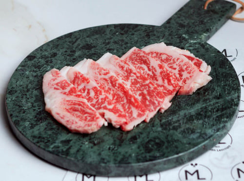 Maison Lascours - Boeuf de Kobé Découpe Japonaise 100 g - grade 9+