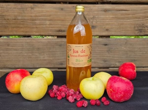 Le verger bio de Quinsac - Jus de pomme/framboise 1L BIO et DEMETER