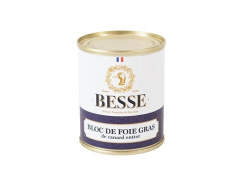 Foie Gras BESSE - Bloc de foie gras de canard 130g