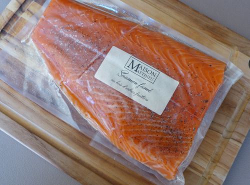 Maison Matthieu - Lot De 6 Filets De Saumon Fumé Aux Bois Des Vergers - 6kg