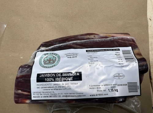 L’Oliveraie du Coudon - JAMBON PATANEGRA DE BELLOTA 100% IBERIQUE