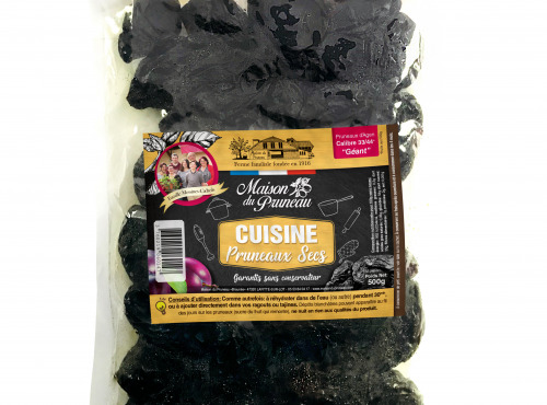 Maison du Pruneau - Cueillette du Gascon - Pruneaux d'Agen Secs pour cuisiner - 500g