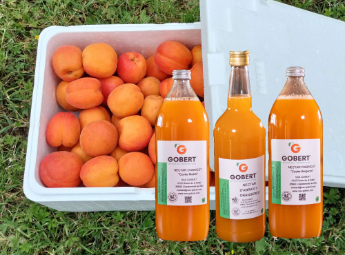 Gobert, l'abricot de 4 générations - 6kg d'abricots et 3 nectars différents