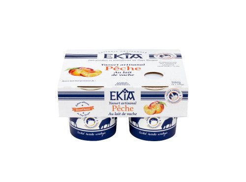 Bastidarra - Ekia - Yaourt brassé pêche 4*125g