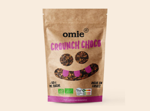 Omie - Crounch au chocolat - céréales enfant - 300 g