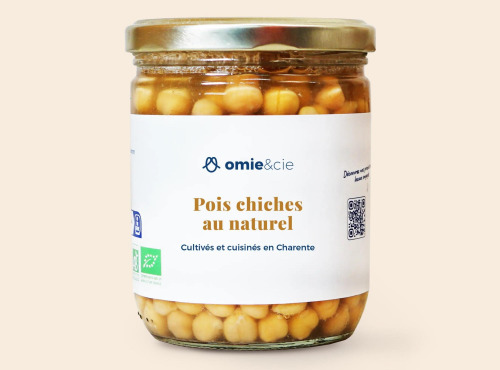 Omie - DESTOCKAGE - Pois chiches au naturel - 400 g